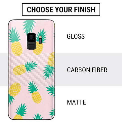 Summer Pineapples Galaxy S9 Skin